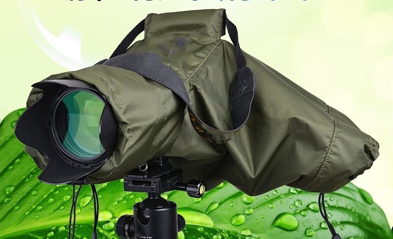 Regnbeskyttelsestaske med 210t kameraer, regntæt, vandtæt mod støv til kameraet