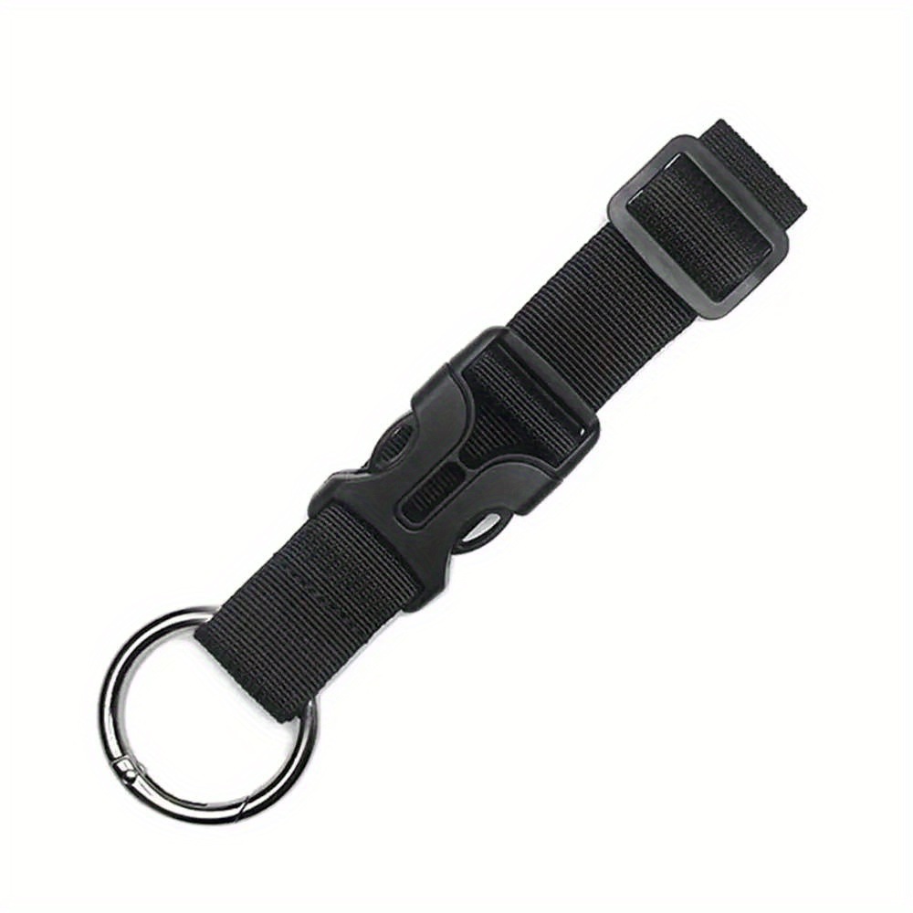 Luggage Buckle External Buckle Hook Suitcase Pull Rod Suitcase Backpack Strap ReinforcementStrap Adjustable Backpack BuckleStrap: black