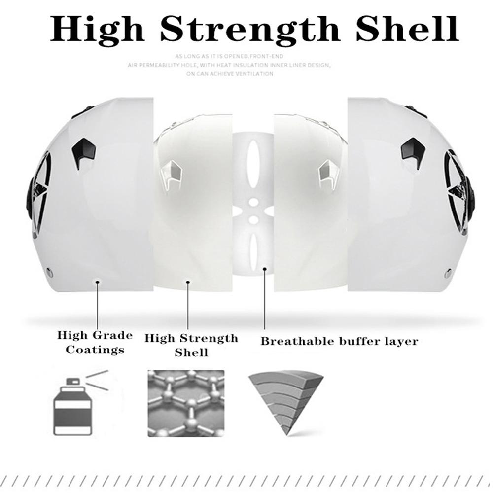 Casco de motocicleta eléctrica, protección solar, para Moto, Moto