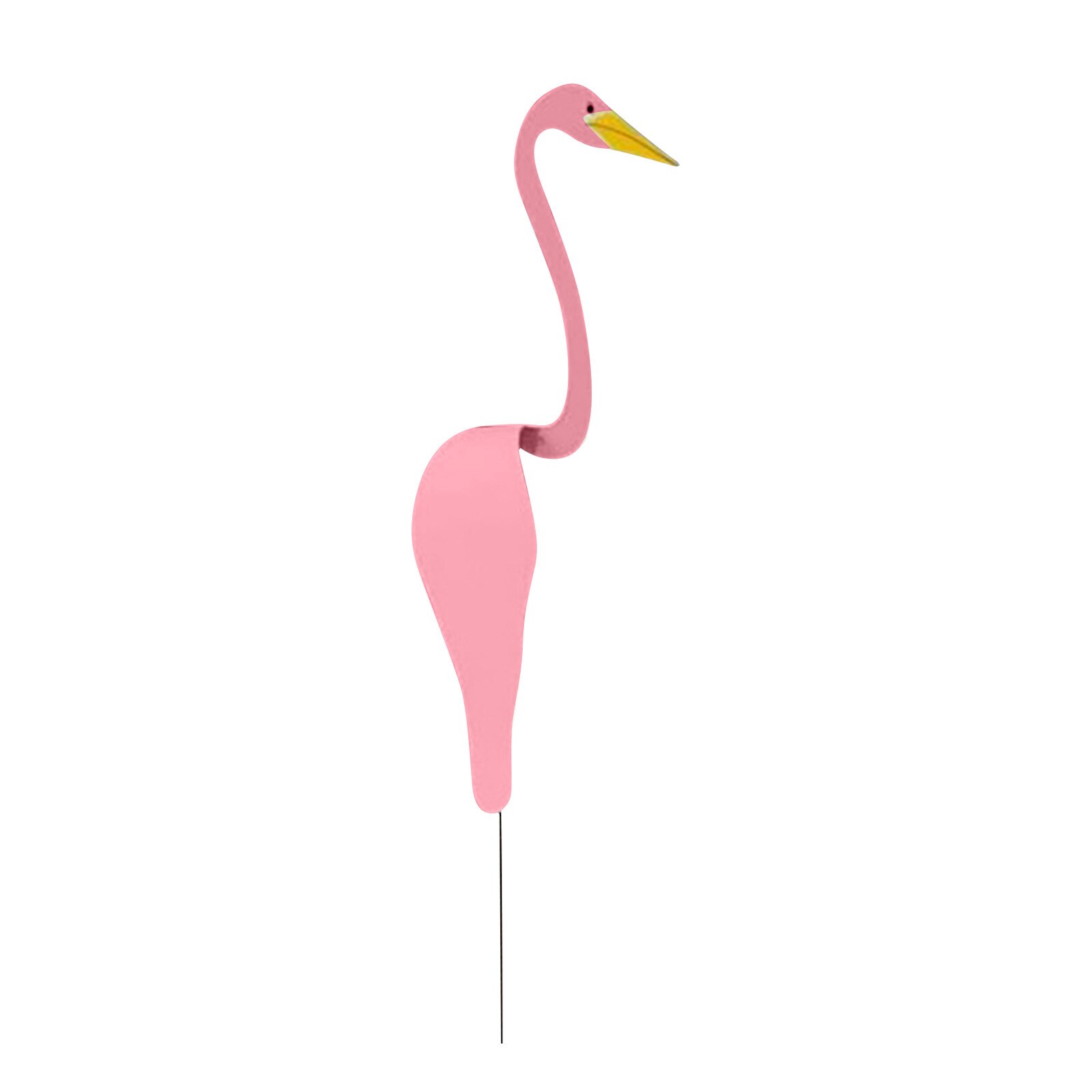 Decoración con flamencos de 50CM, remolino, decoración de jardín para pájaros, decorativo , de pato blanco giratorio con la fuerza, para el hogar y el jardín: C