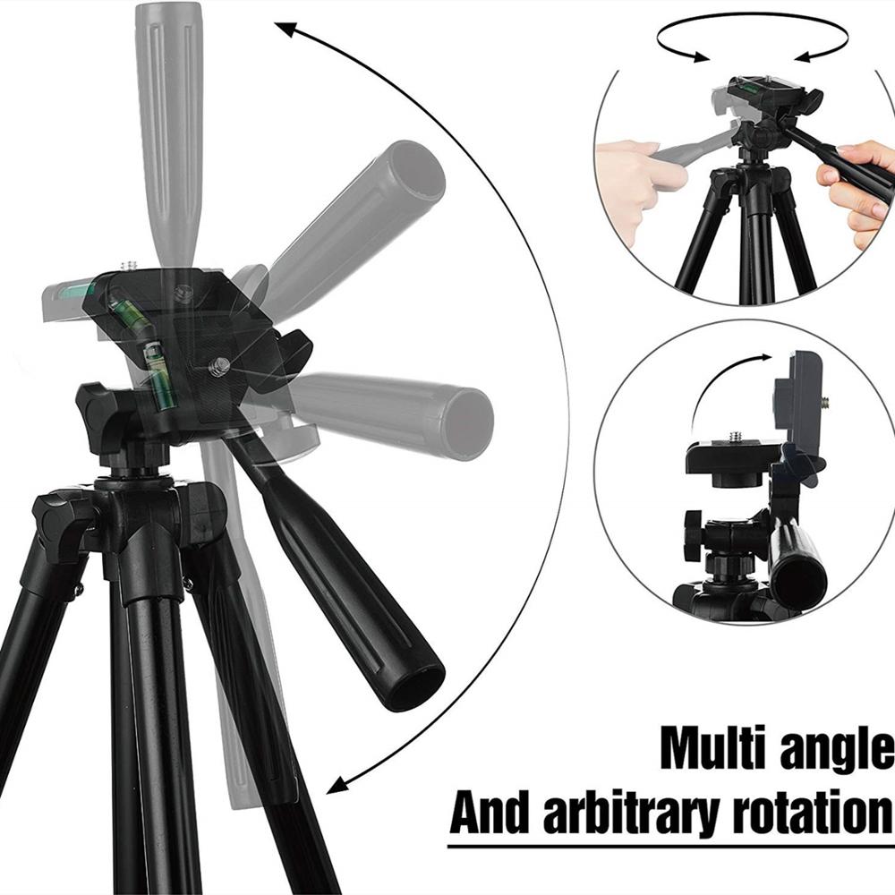 40 inch Tripod 4 Sections Lightweight Tripod Portable Tripod for Canon for Nikon for Sony Camera for Gopro Action Camera