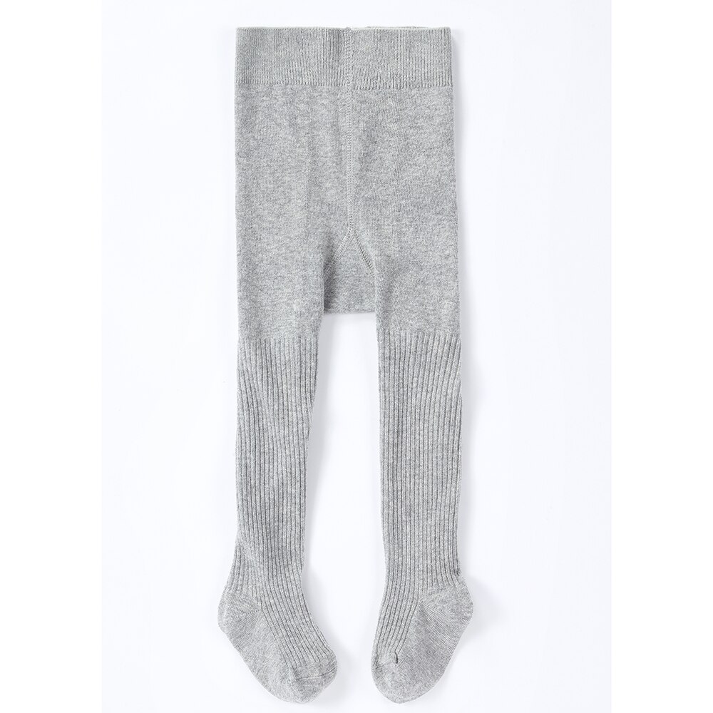 Meisjes Panty Panty Katoen Hoge Elasticiteit Streep Sokken Kids Kinderen Broek Kindje Panty Legging Leuke Panty Voor Meisjes: GRAY / 6-12M