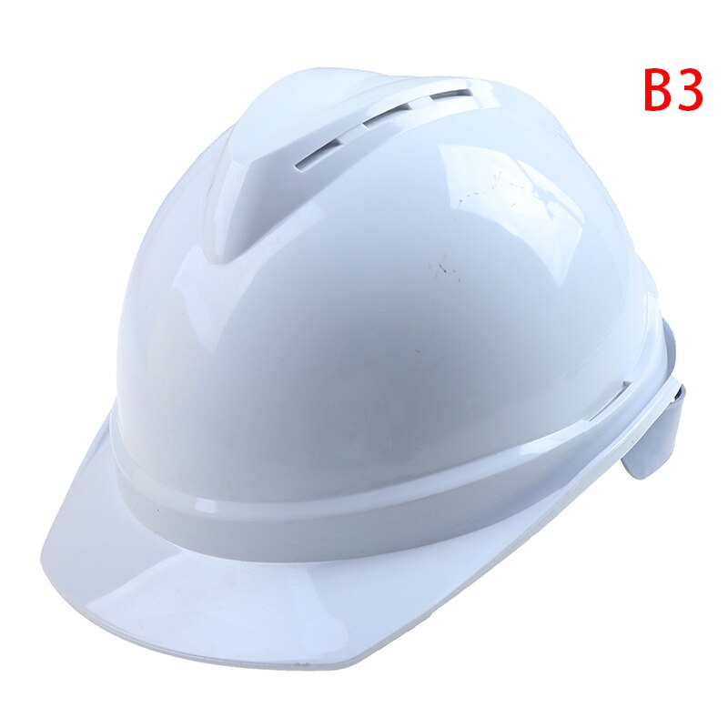 ABS Construction Safety Helmets Electrical Engineering Hard Hat Labor Work Cap: BStyle white