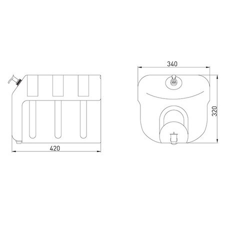 WATER TANK PLASTIC 30 LT 39235052