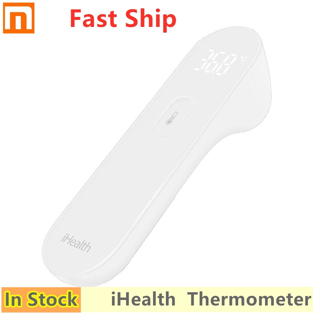 Pantalla LED de medición de termómetro Xiaomi Mijia iHealth rápida con luz LED Digital infrarroja