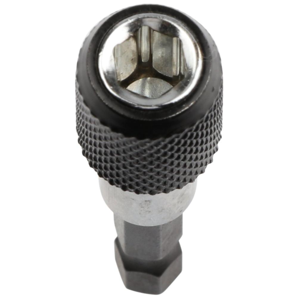 Arrilva 1/4" 60MM Impact Drive Hex Shank Quick Release Change Holder Bit Drill Chuck Adapter Magnetic Screwdriver Bit Holder