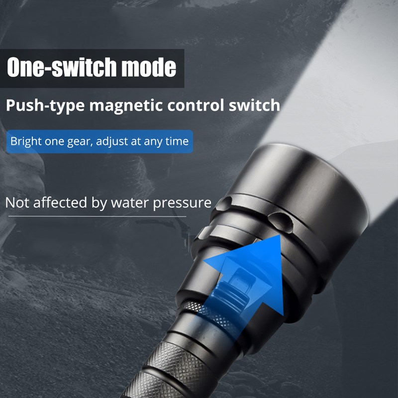 Professionele Super Krachtige 8000LM led Duiken IPX8 Waterdichte Zaklamp Duiker Licht LED Onderwater Zaklamp Lamp Lanterna