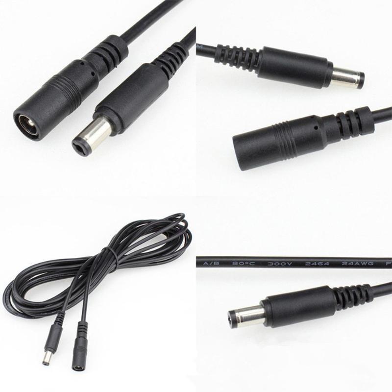 5x DC 12V Ein/Aus Schalter Mit Stecker – 5,5 X 2,1 Mm, 30 Cm Kabel, Für LED-Streifen & Lampen
