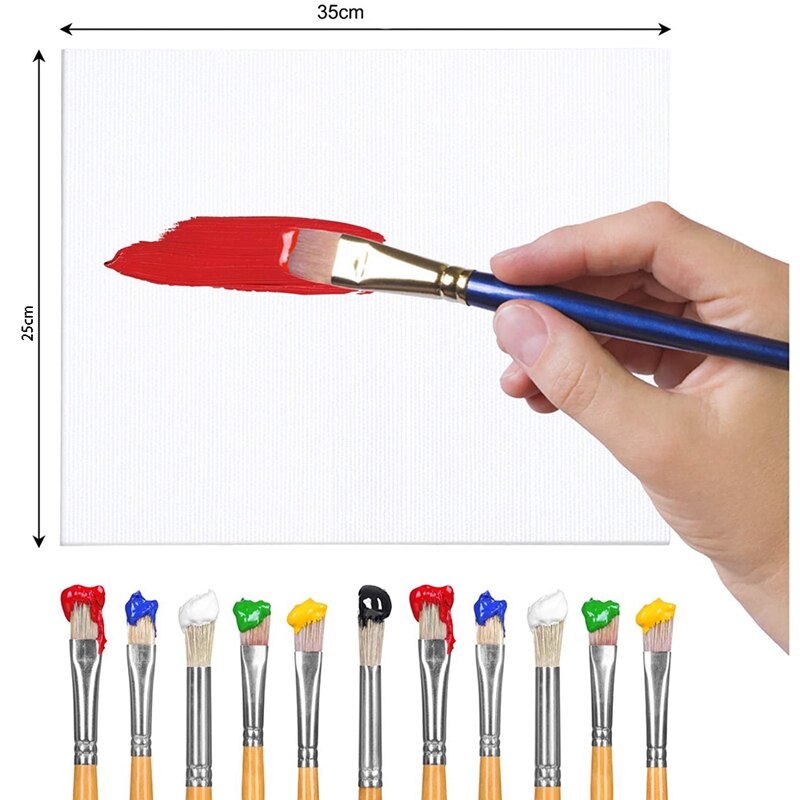 Canvas Panels - 9 Pack Artist Painting Canvas Boards Value Pack for Oil & Acrylic Painting, 100% Cotton