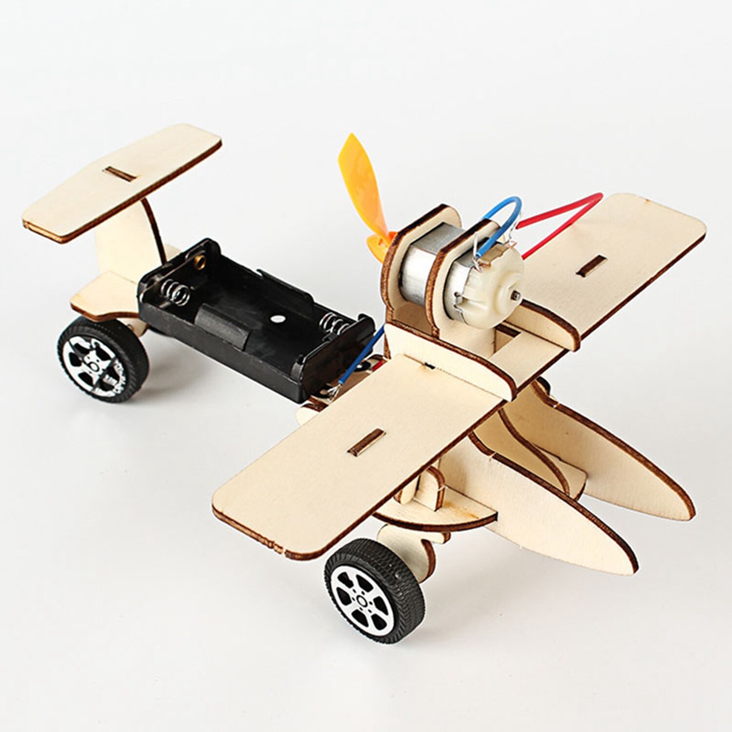 Kinder Kinder Diy Elektrische Holz Racing Auto Montiert Puzzles Wissenschaftliche Experiment Pädagogisches Jungen Mädchen Frühe Lernen Spielzeug