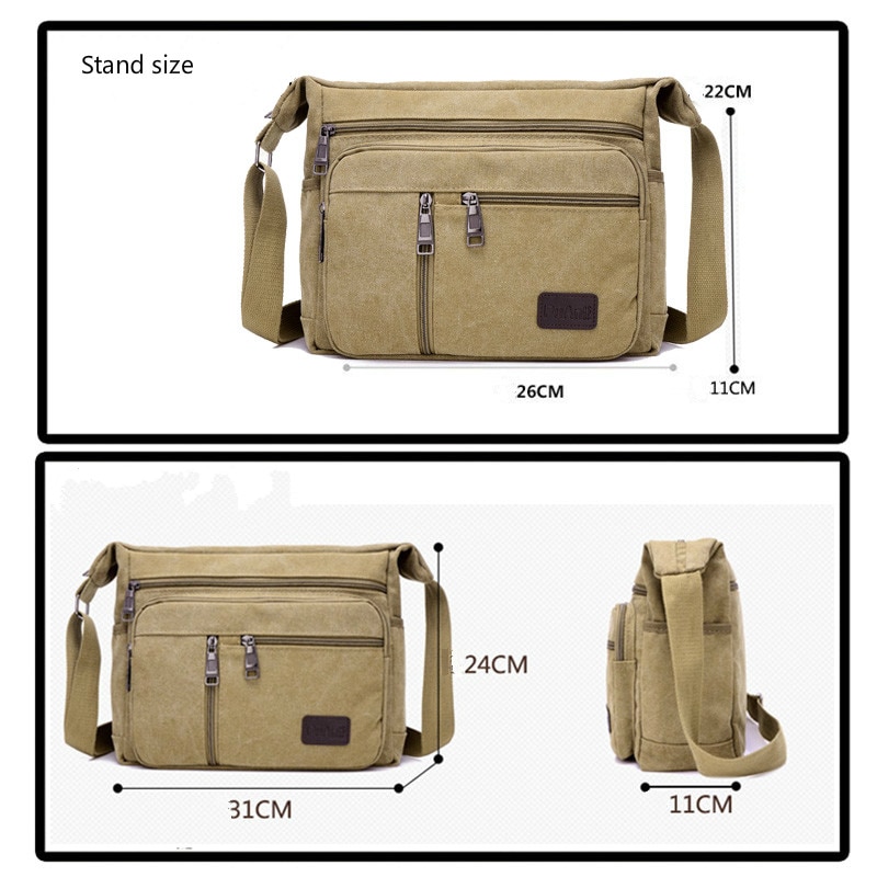 men messenger bags handbag single shoulder bag canvas material