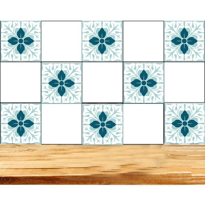 Marokkaanse Stijl Kleurrijke Patroon Hard Tegel Vloer Muursticker Home Decor Keuken Badkamer Wc Decoratie Art Mural