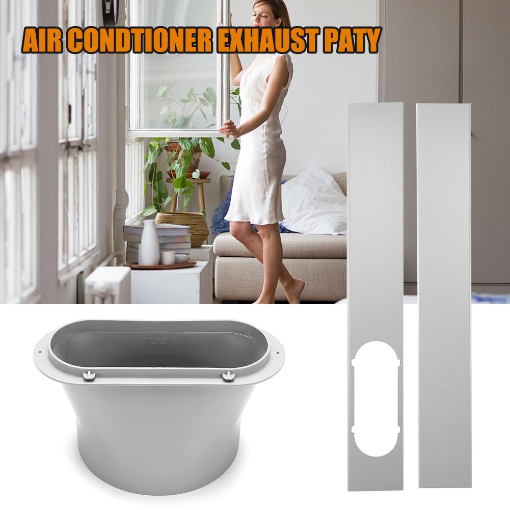 2Pcs Klimaanlage Fenster Adapter Oder 1PC 6 &quot;Tragbare Verstellbare Fenster Abdichtung Platte Fenster Schiebetüren Kit Board