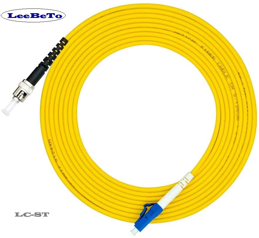 FC to FC SC to SC LC to LC ST to ST SC to SC Fiber Patch Cord Jumper Cable SM Simplex Single Mode Optic for Network 3m 5m 10m: LC-ST