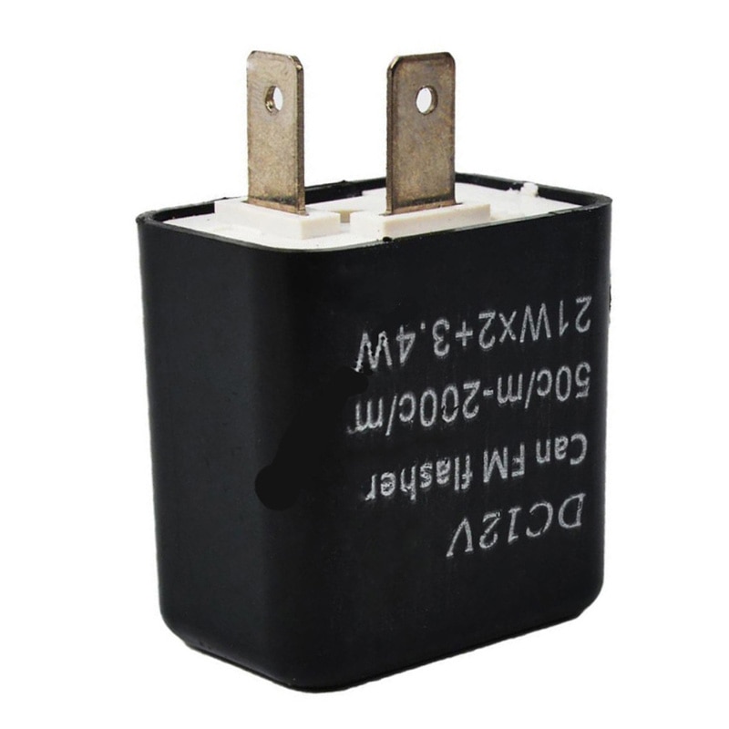 12V 2-Spilli Frequenza Regolabile Relè Lampeggiatore A LED Del Motociclo Indicatore di Direzione Moto Fix Blinker Indicatore Interruttori