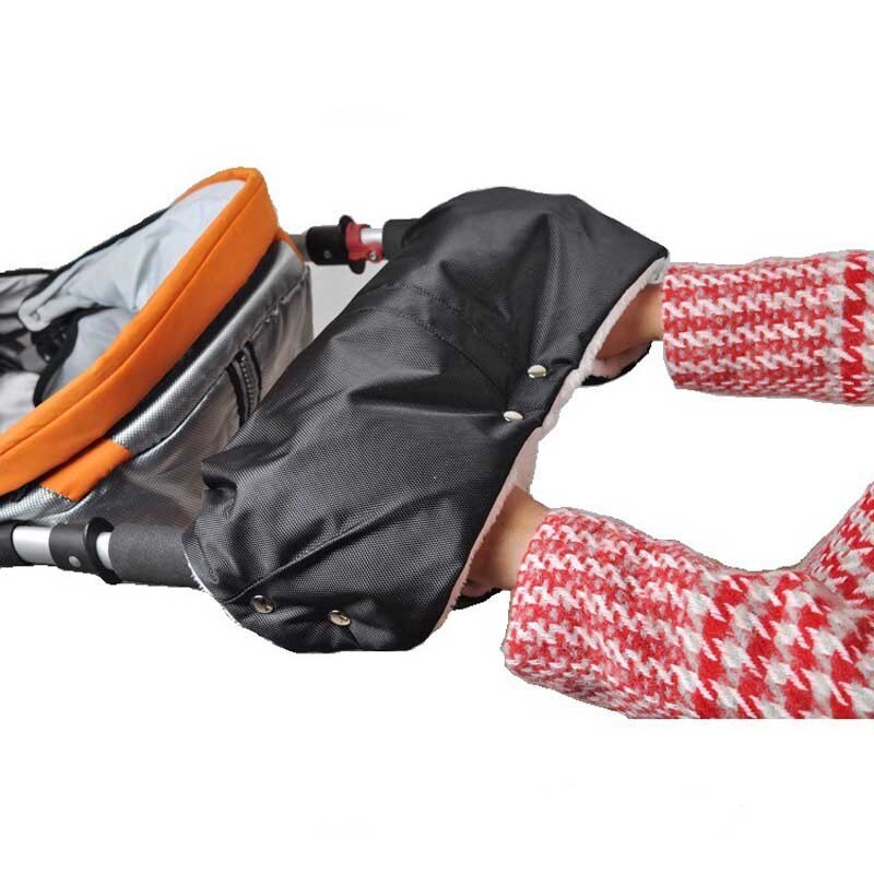 Russland Winter Baby Kinderwagen Handschuhe Anti-einfrieren Kinderwagen Zubehör Poussette Baby Buggy Warme Wagen Handschuhe Warenkorb Muff