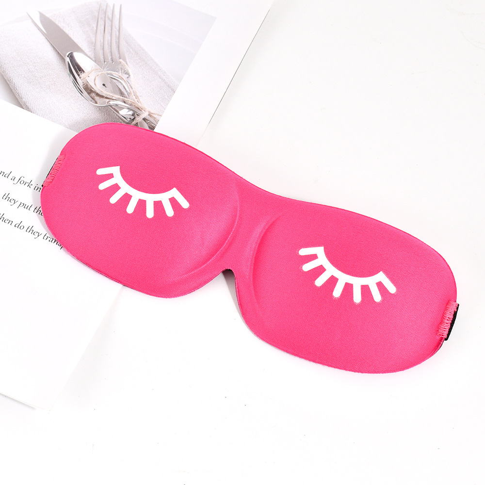 Máscara para dormir 3d, belleza, pestañas, máscara para dormir, sombra de ojos, ayuda para dormir, viajes al aire libre, hogar, descanso de ojos, relajación, cubierta ocular, cuidado de la salud: Blanco
