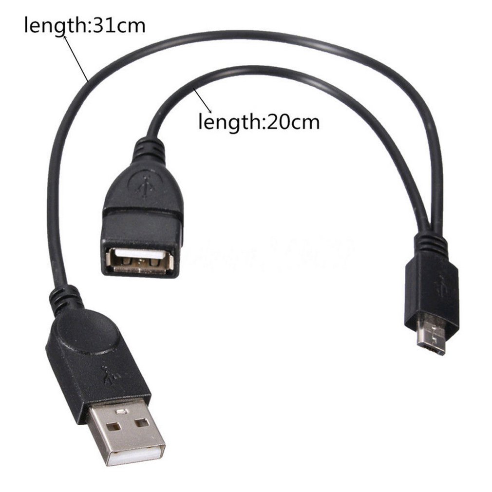OTG Gastgeber Energie Splitter Y Mikro USB Stecker auf USB Männlich Weiblich Adapter Kabel hoch Geschwindigkeit USB 2.0 zertifiziert kabel