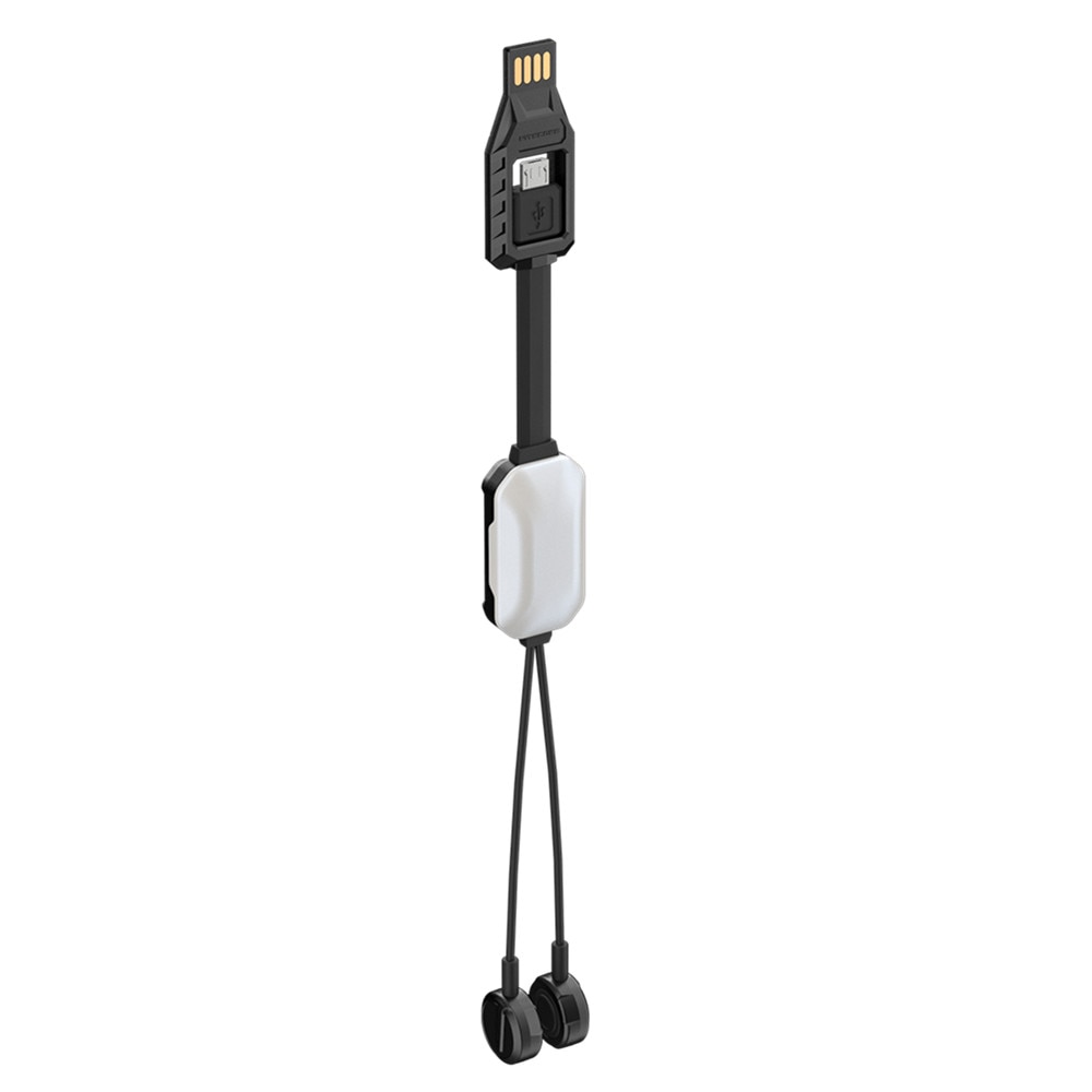 NITECORE LC10 magnetische acculader USB mini voor cilinder oplaadbare Li-Ion batterij 1A MAX DC 5V met sensor light