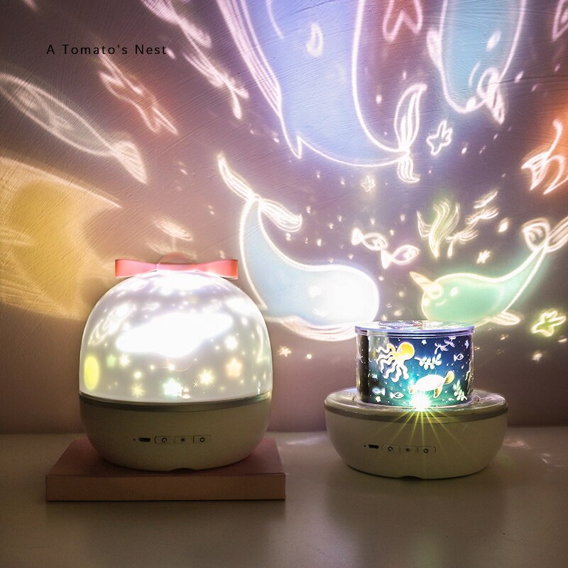 Projecteur D'étoiles Et Veilleuse BEPER Pour Enfants - 6 Modes, Rotation Automatique, Thèmes Espace Et Animaux