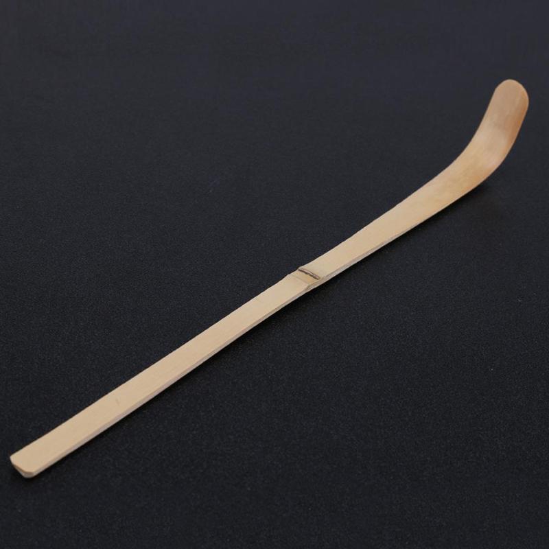 Miljøvennlig 18cm håndlaget bambus chashaku matcha te scoop retro japansk grønn te seremoni matcha scoop te pinner verktøy