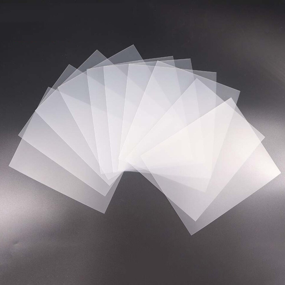 12pcs 3D Blank Stencil Template Stencil Sheets PVC Material Transparent Stencils for Silhouette Machines