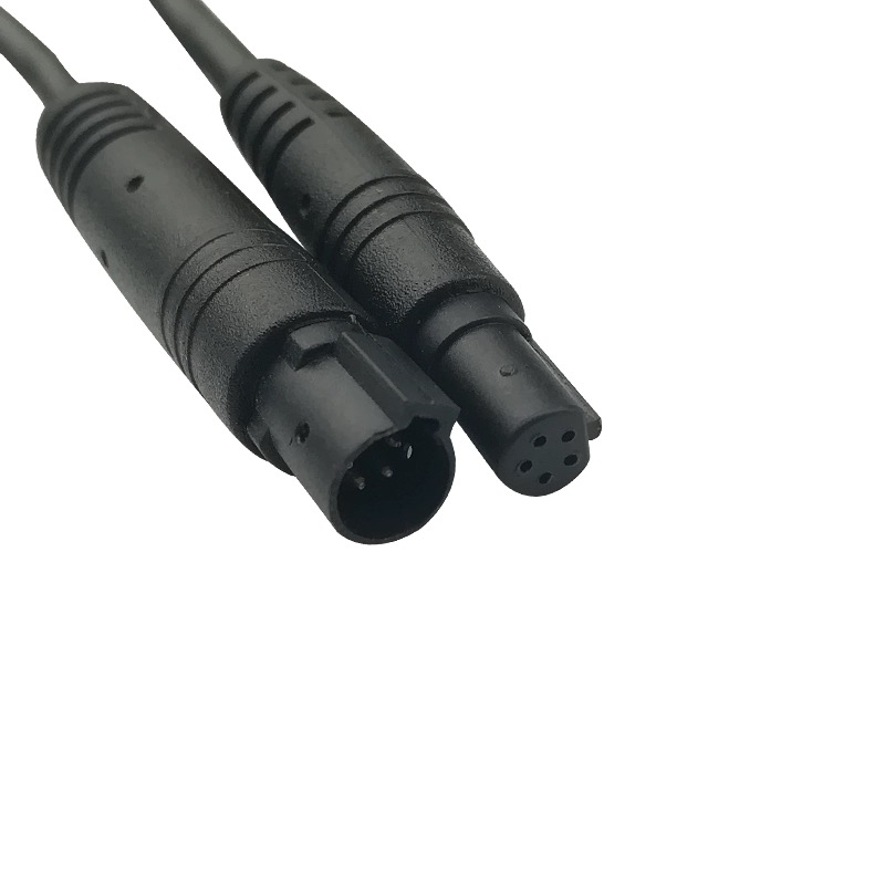 1-5M 4 5 6 pin core Male to Female Cord Car Rear View vehicle DVR Camera Extension connector Cable cord HD Monitor Camera Wire