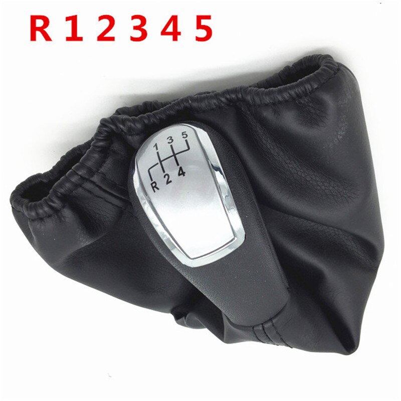 5/6 velocidad Manual pomo de cambio de palanca de arranque para Mercedes Benz Clase C W203 S203/W202 BJ (93-01) /Clase A W168 (97-04): Silver R12345