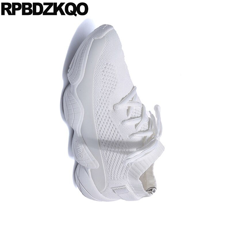 Roze dames sneakers met veters, ronde neus, grote maat, ademend mesh, goedkope wandelschoenen voor dames, chinese damessneakers