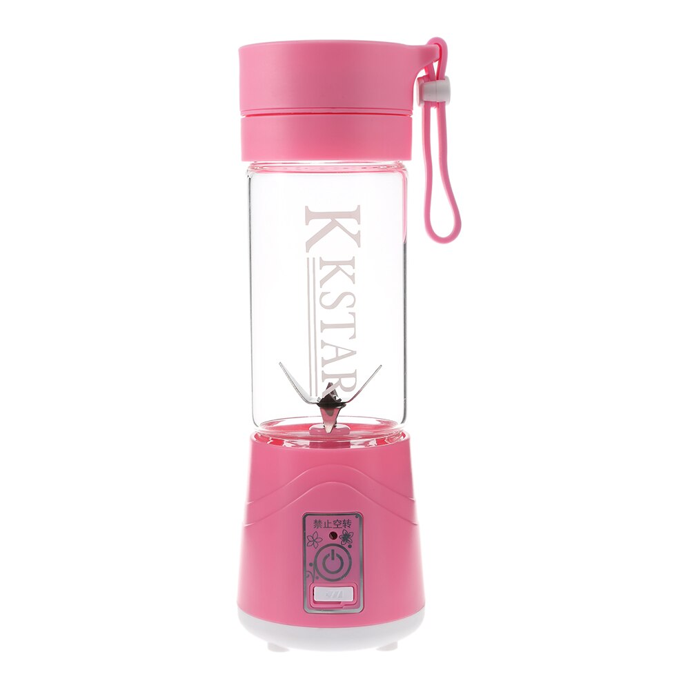 380ml 6 blad liten juicepress studenter handhållen mixer resa camping sport frukt grönsaks juicepress för sommaren