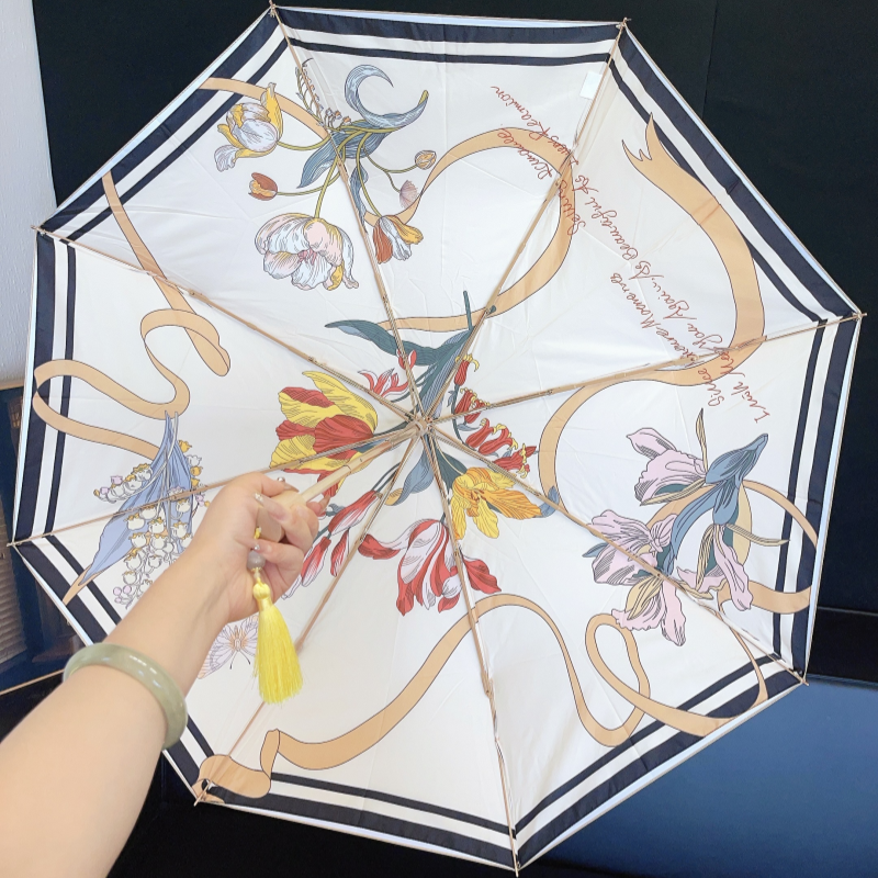 Winddichter Regenschirm im Xiaomi-Stil mit Aluminium-Fiberglasrahmen | UPF50+ UV-Schutz und luxuriöses tragbares | Unisex Choi: Blau