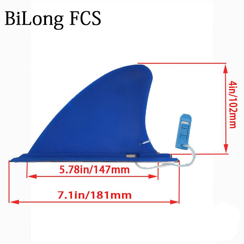 Hoge Elasticiteit Geplaatst Lange Plaat Fin Amerikaanse Box Sup Centrum Fin Tpu Materiaal Surf Enkel Opblaasbare Plaat Fin Surf Paddle fin: Default Title