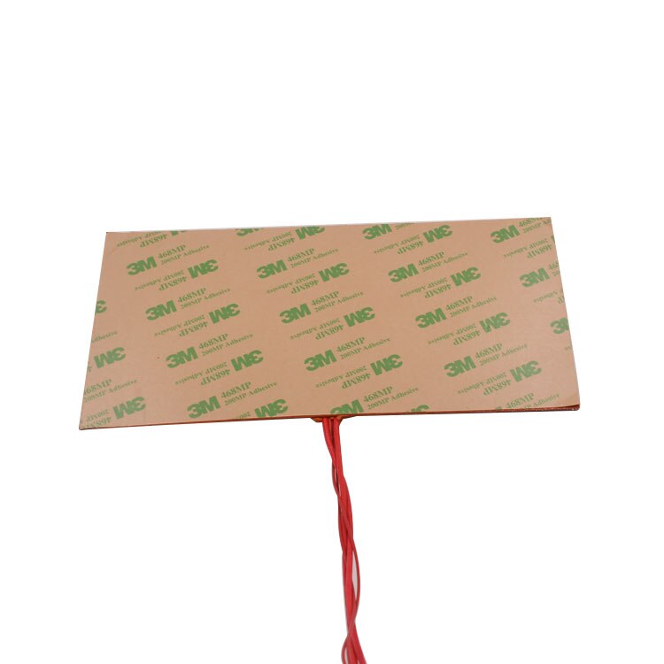 Calentador de placa calefactora de silicona 155mm x 230mm para cama de calor de impresora 3d