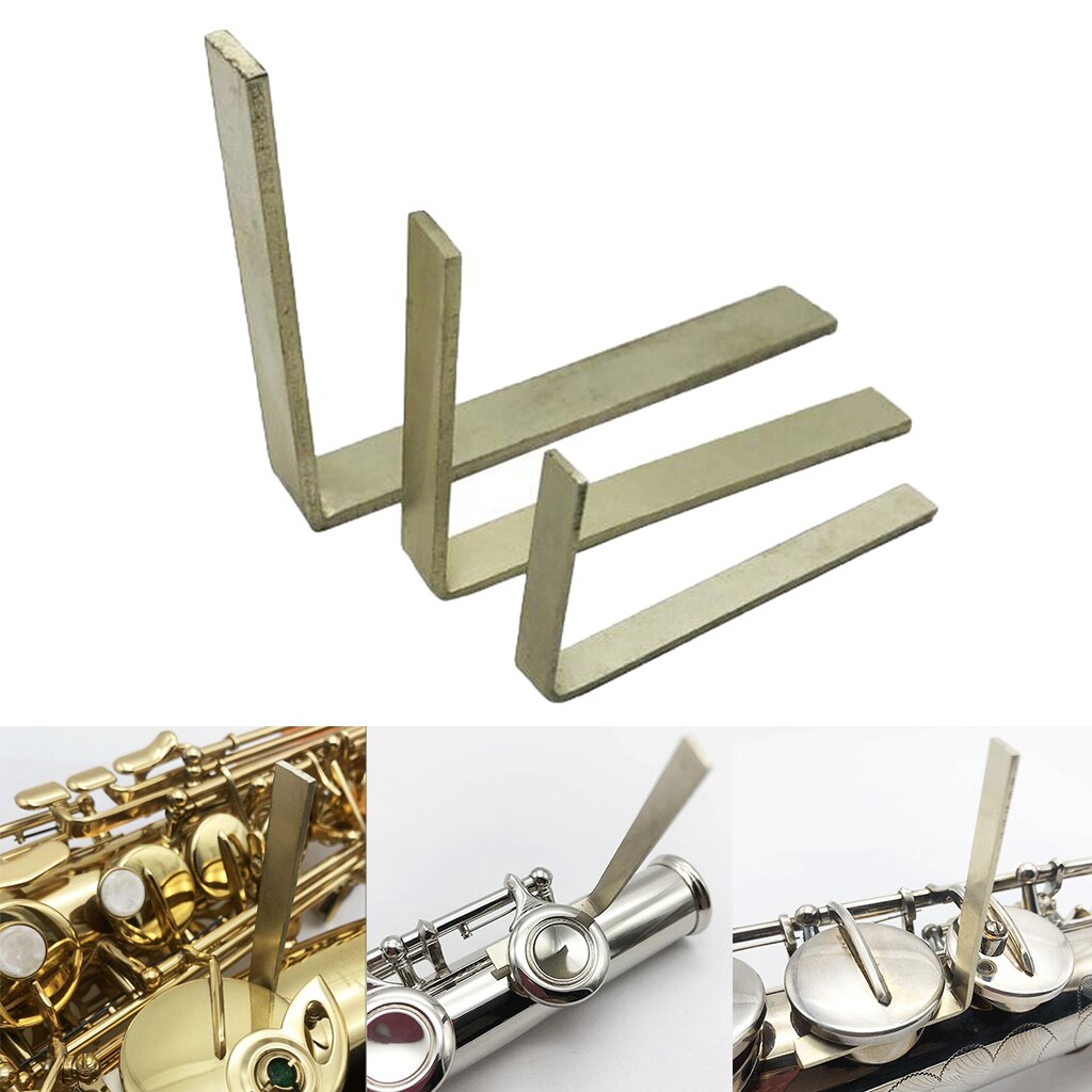Set Van 3 Saxofoon L-Vorm Key Repareren Set Voor Instrument Onderdelen Accessoire