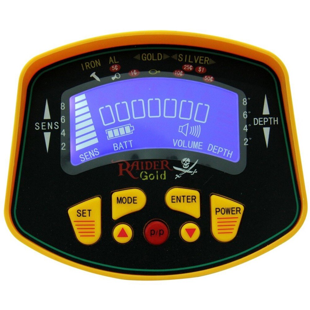 Deep Underground Metal Detector High Sensitivity LCD Display Screen Searching Gold Digger Treasure Hunter Finder Scanner