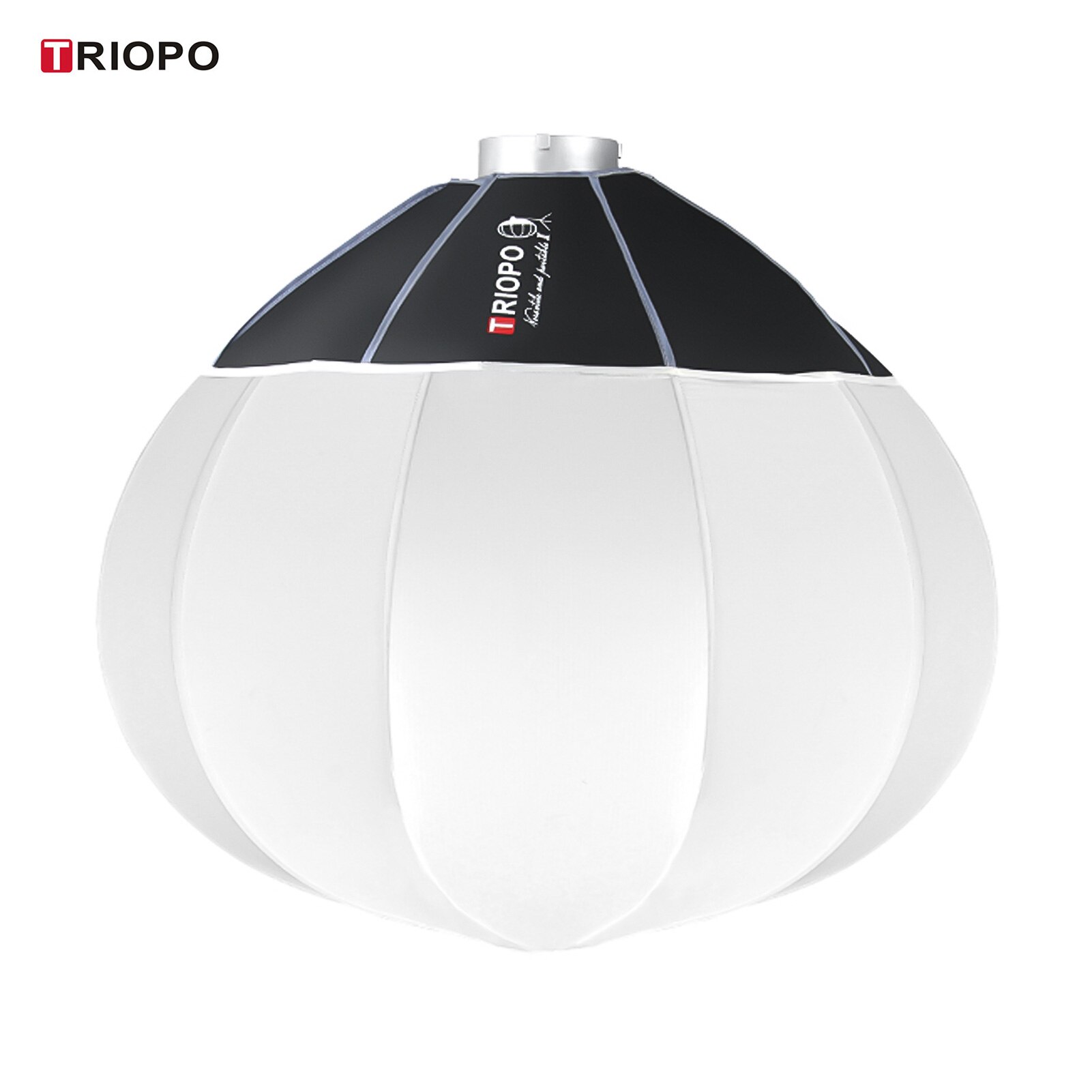Triopo kq65 lanterna de 26 polegadas softbox esférico dobrável caixa macia rápido-instalar bowens montagem estúdio fotografia iluminação de vídeo