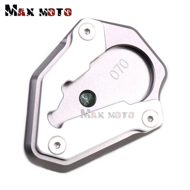 Motorcycle CNC Kickstand Voet Side Stand Extension Pad Ondersteuning Plaat Vergroten Stand Cover Voor Ducati 848 1098 1199