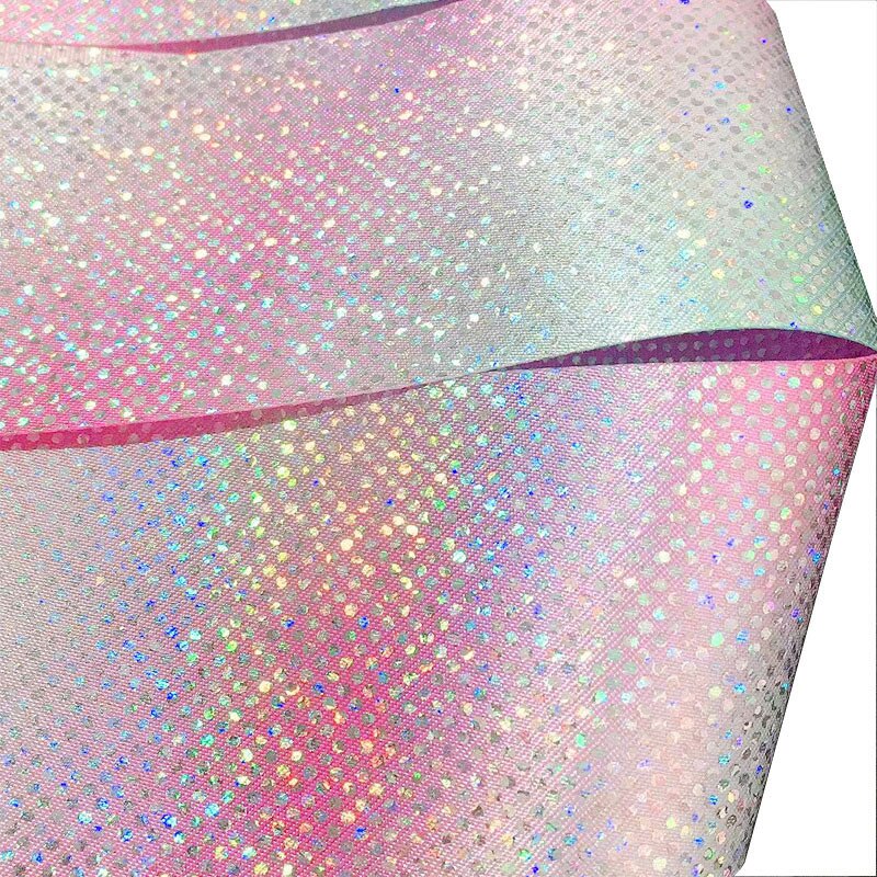 2M/4M/6M Dans Linten Knipperende Ster Lint Kunst Gymnastiek Ballet Streamer Twirling Stok Kid adulte Sport Training Accessoire