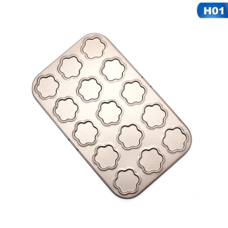 15- gats koolstofstalen bakmat voor macarons, antiaanbak bakmat, bakvorm, gebak, cakemat, bakgereedschap: Kn9187 uur 01