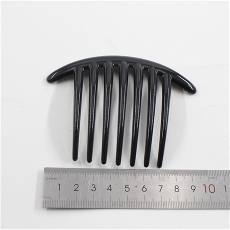 2pcs Teeth Wide Tooth Comb Black ABS Plastic Heat-resistant Large Wide Tooth Comb For Hair Styling Tool