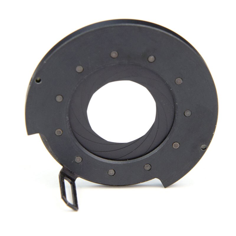 Adjustable Aperture 1.8-22mm Manual Zoom Iris Diaphragm Condense 12 Blades Camera Microscope Optical Module Adapter