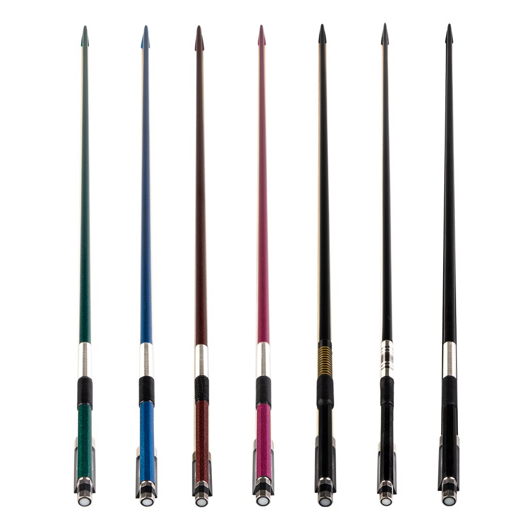 NAOMI Carbon Fiber Violin Bow 4/4 Violin / Fiddle Bow Round Stick W/ Ebony Frog Fast Response Durable Use