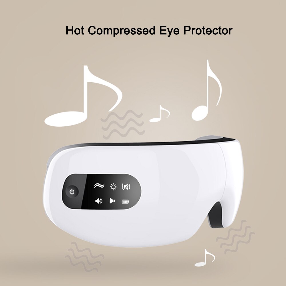 Electric Vibration Eye Massager with Heat - Wireless Comfort