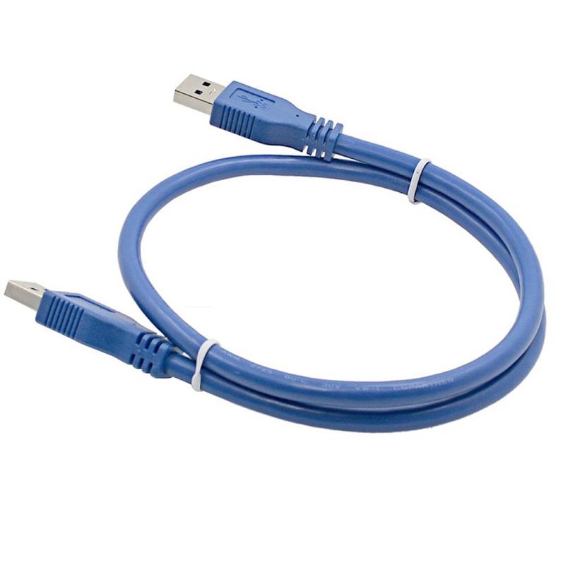 Fast Speed USB 3.0 data cable USB cable high speed A male to A male cable 0.6 m AM/AM extension cable