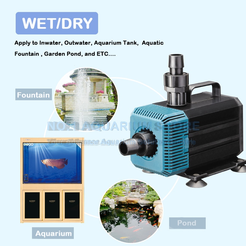 SOBO Submersible Water Pump Fish Pond Aquarium Tank Waterfall Fountain Sump WP-5200 Wp-7200 Authorized Dea