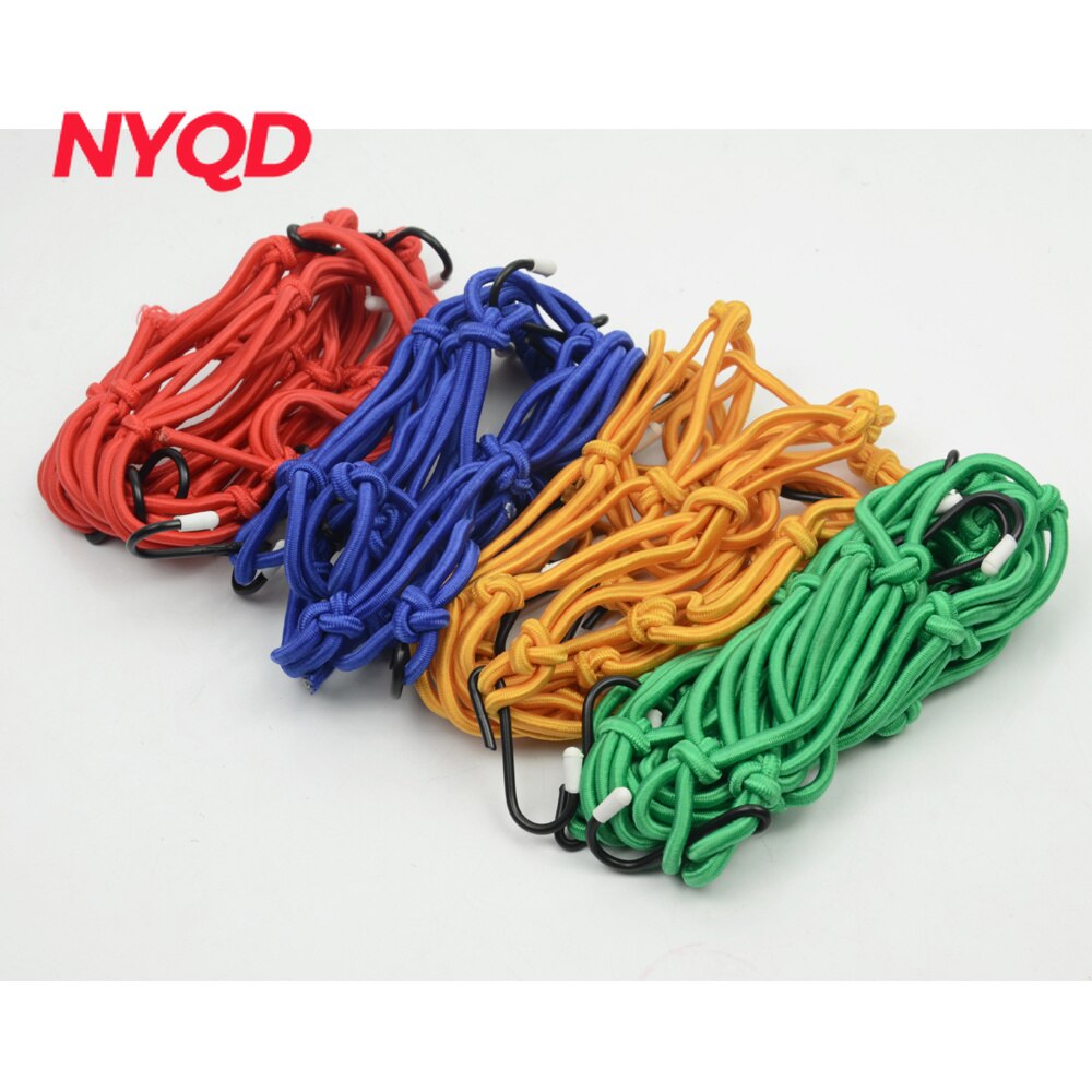 6 Hooks 30*30cm Motorcycle Mesh Net Bag Luggage Cargo Bungee Net Bag Storage Carrier Bag Helmet Holder for Motorcycle Scooter