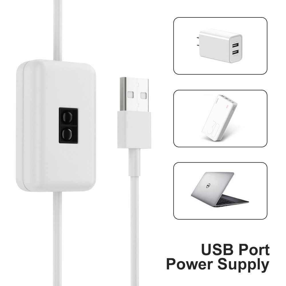 Tira de luces LED con Sensor de encendido y apagado, luz de fondo con USB, CC de 5V, barrido manual, TV, cocina, debajo del gabinete