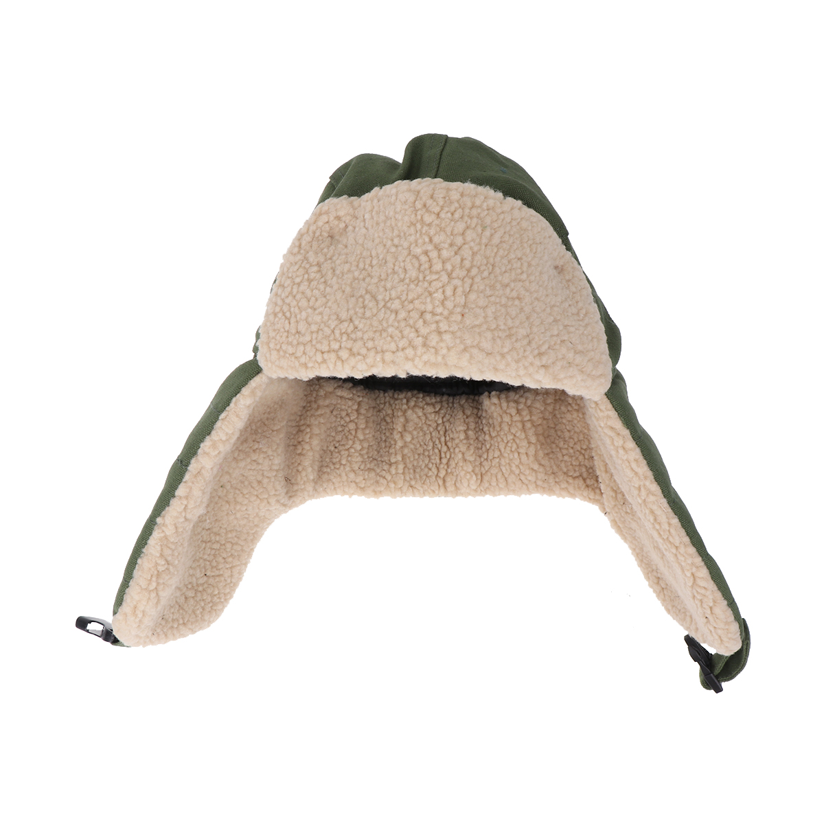 Vinter udendørs vindtæt hat tyk øreklap hætte varm lei feng hat til cykelski: Grøn