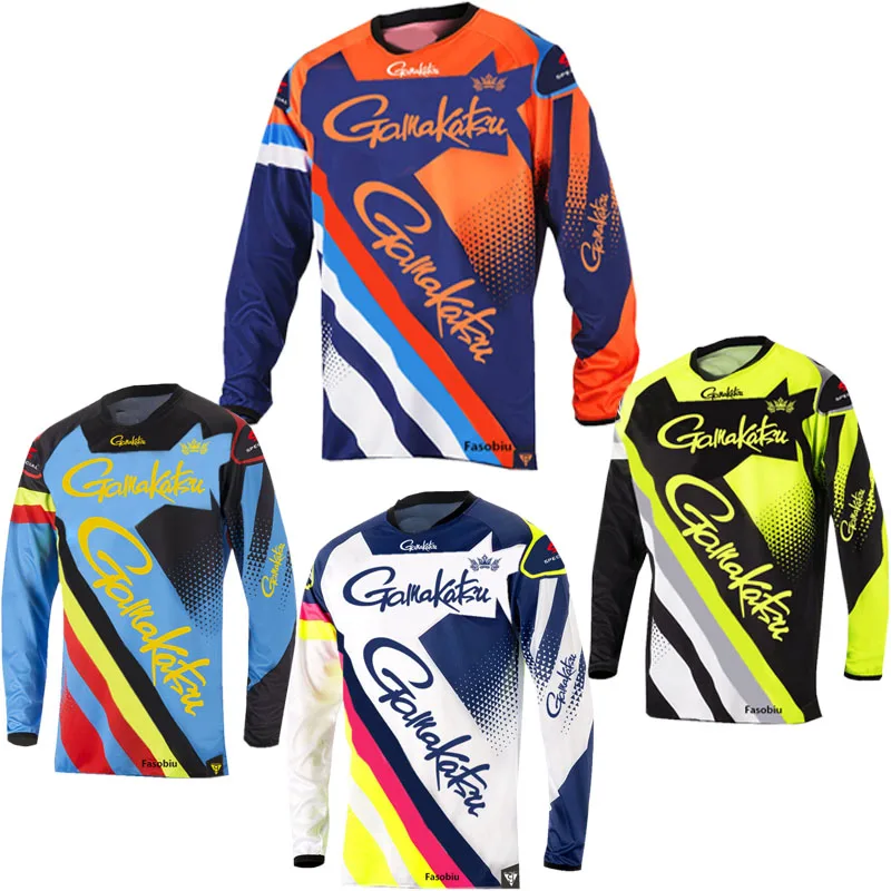 Verão nova camisa de pesca de manga longa roupas de pesca de secagem rápida anti-uv protetor solar roupas de pesca