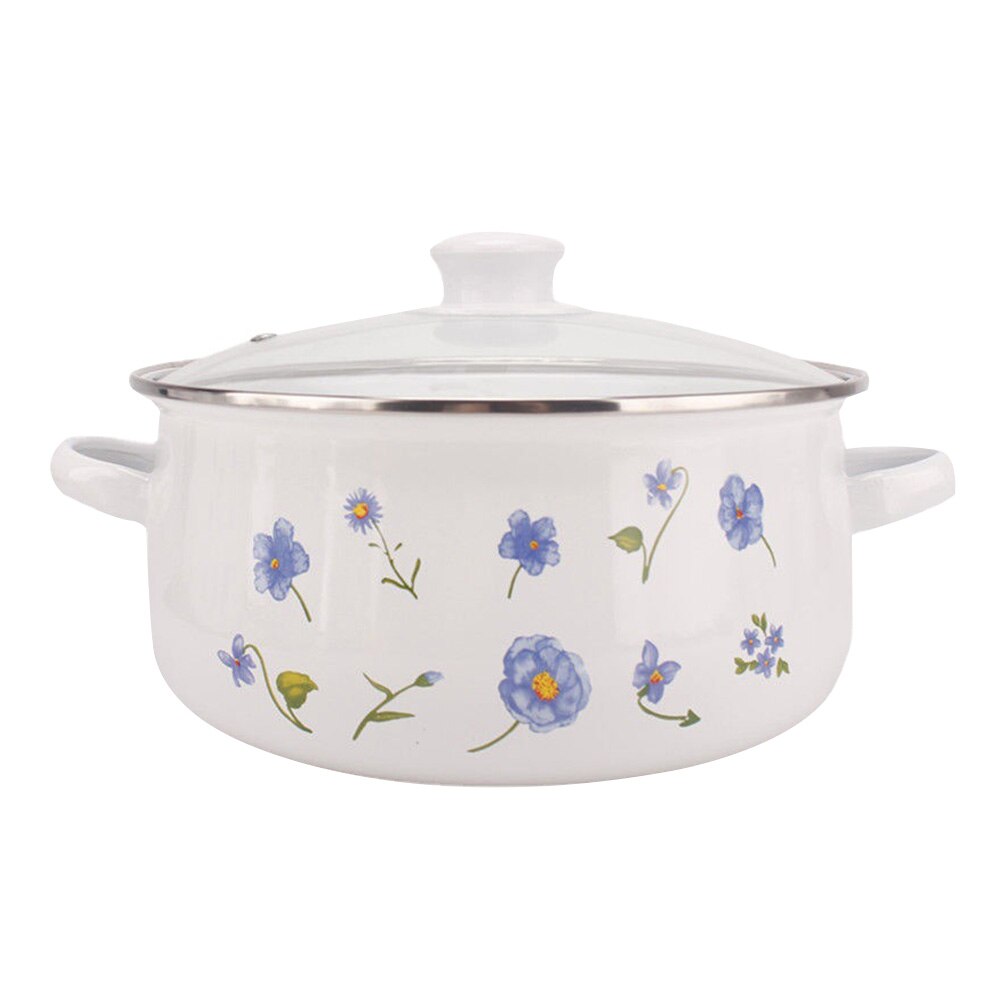 Household Cooking Pot Enamel Pot Home Stockpot Supply Stewed Chicken Soup Pot